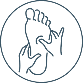 Icon Fussreflex_blau