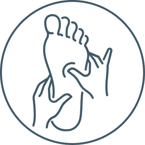 Medizinische Massage Fussreflexzonen Massage