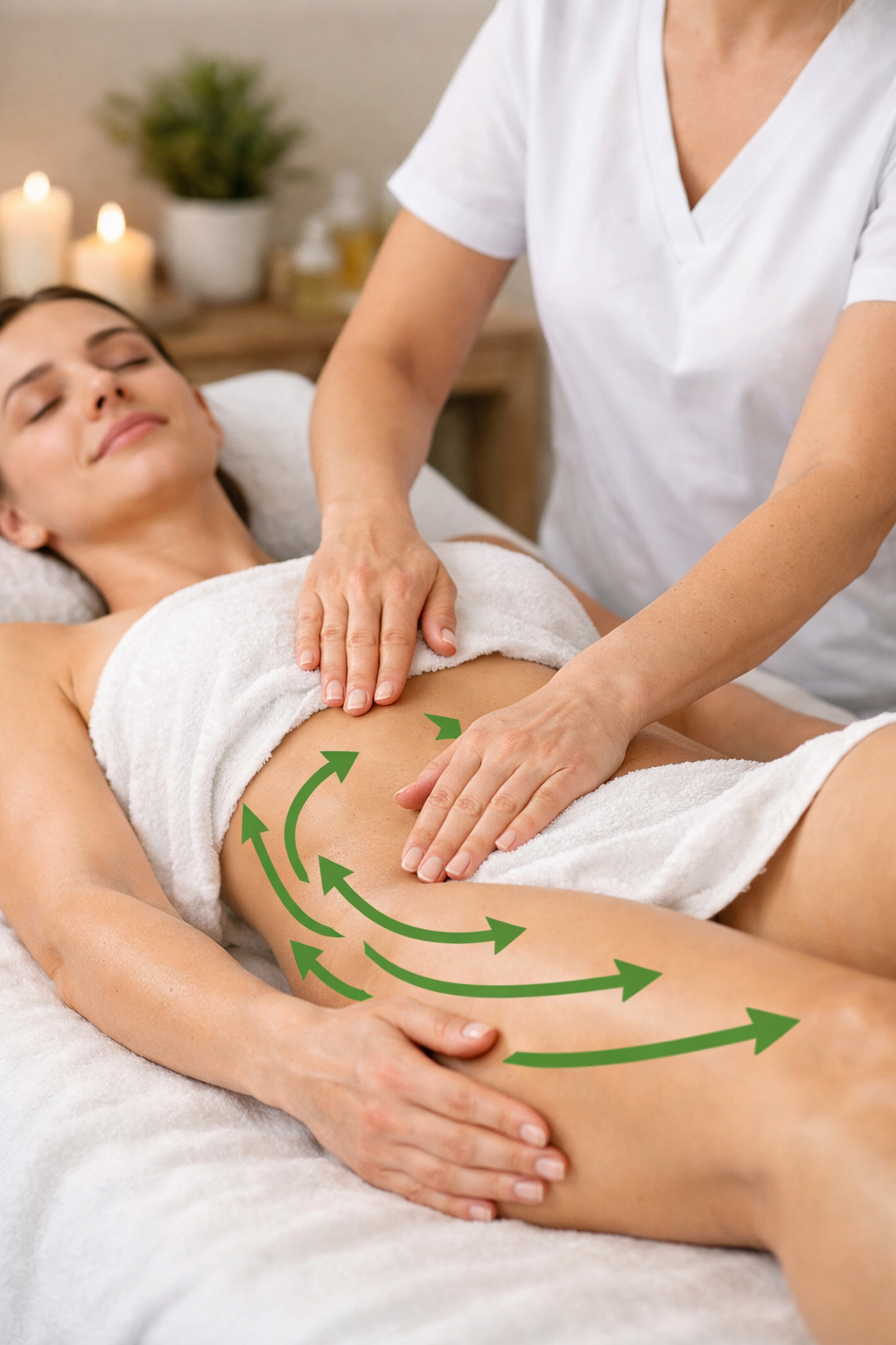 Lymphdrainage Massage Technique
